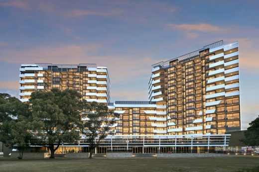 The Curtain Apartments Wolli Creek building