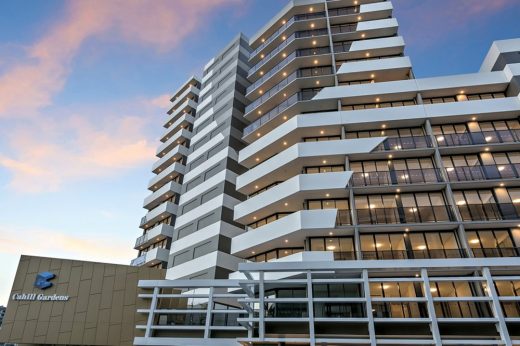 The Curtain Apartments Wolli Creek building