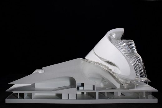 Harbin Opera House model by MAD Architects