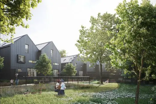 Meadowside zero-carbon homes Hampshire England