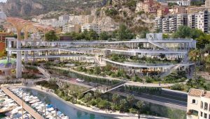 Projet pour le site de Fontvieille Monaco design by Massimiliano and Doriana Fuksas