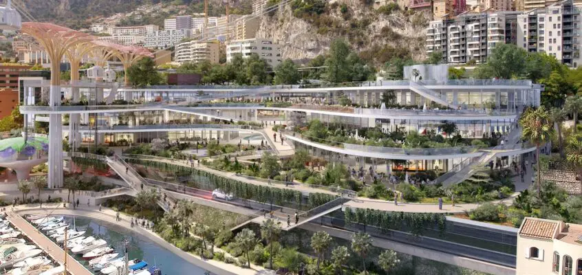 Projet pour le site de Fontvieille, Monaco