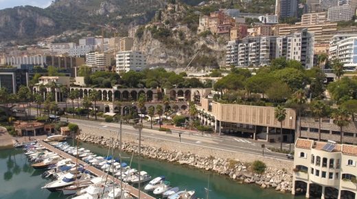 Projet pour le site de Fontvieille, Monaco design by Massimiliano Fuksas Architects