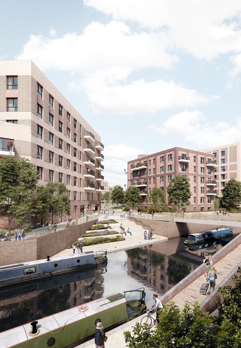 Soho Wharf Birmingham Masterplan design by Claridge Architects