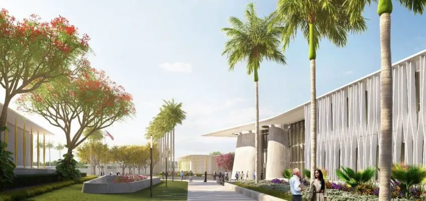 U S Embassy in New Delhi Building, India