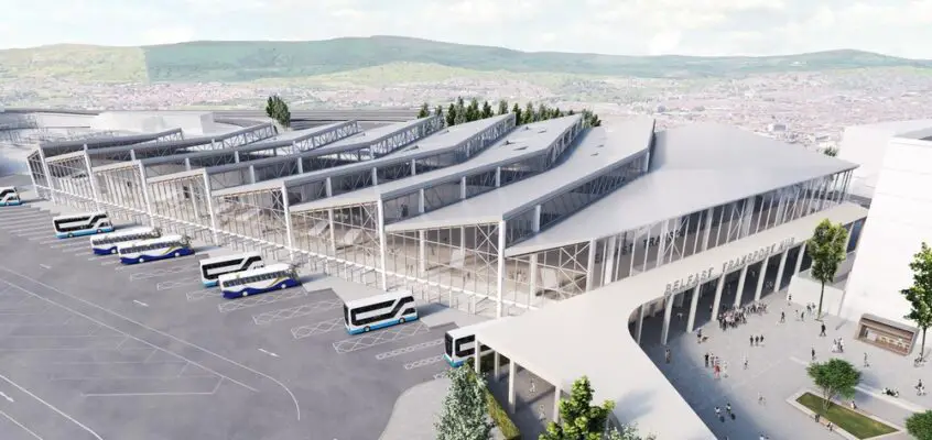Belfast Transport Hub Building, Weavers Cross