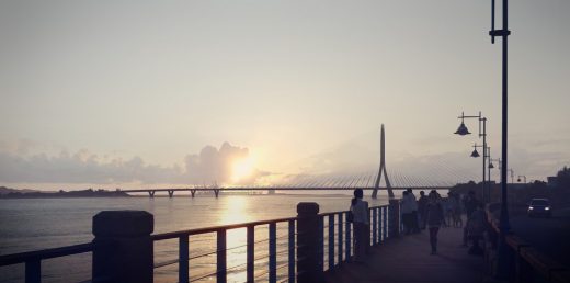 Danjiang Bridge in Taipei