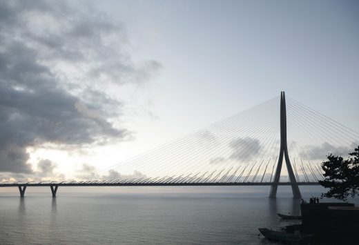 Danjiang Bridge in Taipei