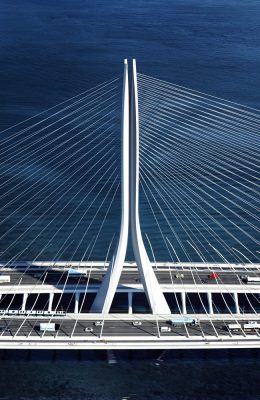 Danjiang Bridge in Taipei