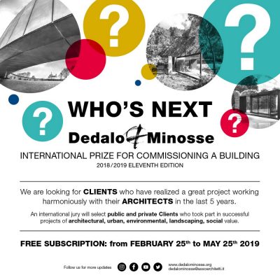 Dedalo Minosse Prize 2019