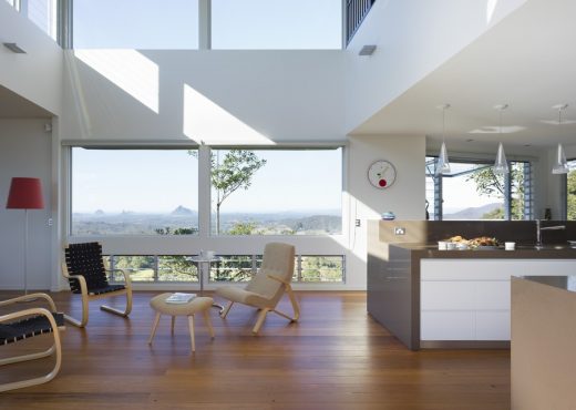 Glass House Mountains Queensland home design by Bark Design Architects