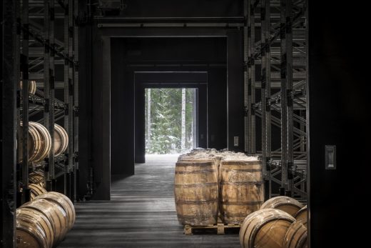 Kyro Distillery Barrel Storage in Kalpatie Isokyro