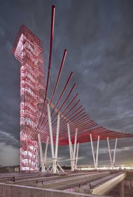 Observation Tower Austin: Circuit of the Americas Building in Texas