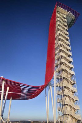 Observation Tower Austin: Circuit of the Americas Building in Texas