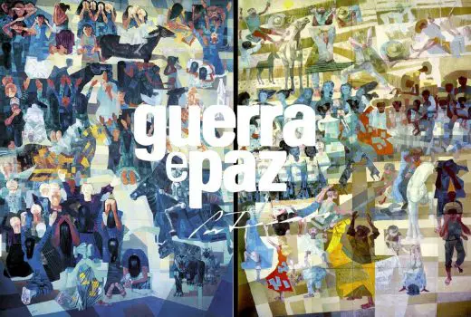 guerra e paz by Candido Portinari for USP, Brazil