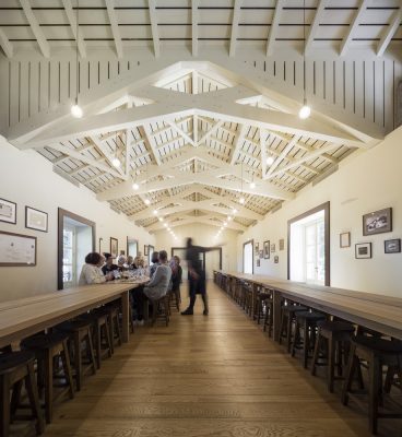 Portugal Rural Visitors Centre building design by Diogo Aguiar Studio