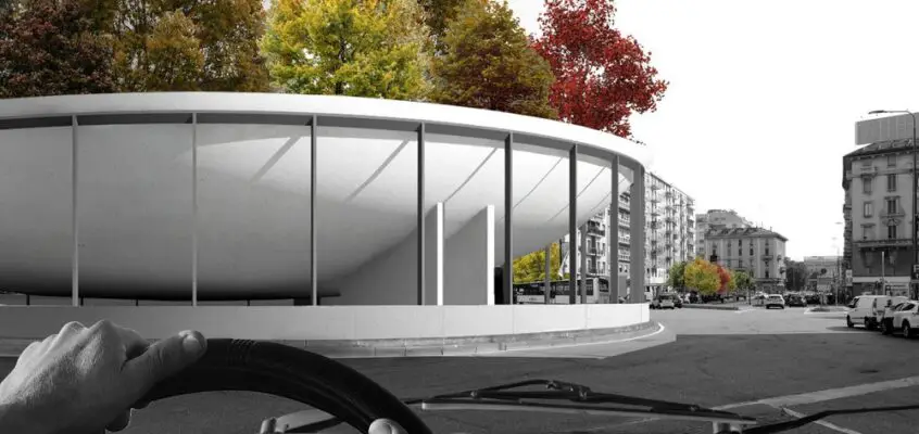 Sovraparco Hanging Garden Metro Station