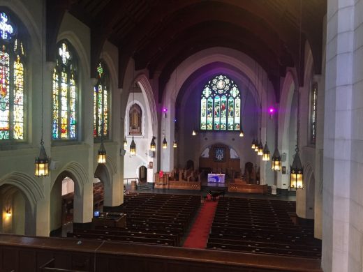 St Andrews Wesley United Church building interior, Vancouver