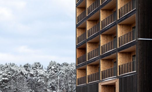Sweden's Tallest Timber building, high-rise in Västerås