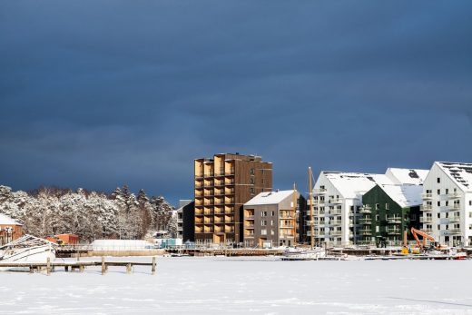 Sweden's Tallest Timber building, high-rise in Västerås