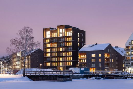 Swedens Tallest Timber building, high-rise in Västerås