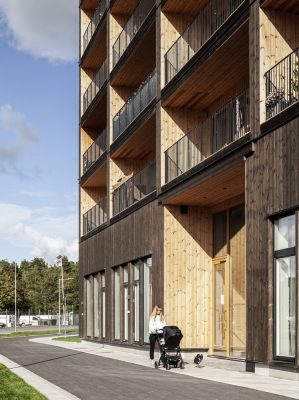 Swedens Tallest Timber Building Vasteraas