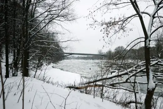 Uzvingio Island Bridge in Vilnius