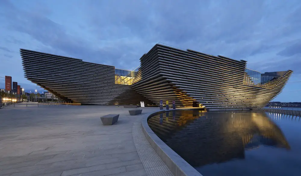 V&A Dundee building by Kengo Kuma architect