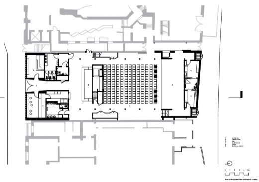 Keith Williams Architects Temporary Theatre for the Wolverhampton Grand plan