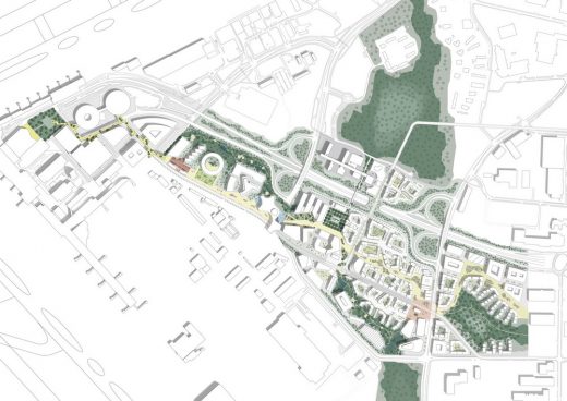 Aviapolis Walk-Friendly Masterplan in Vantaa Helsinki