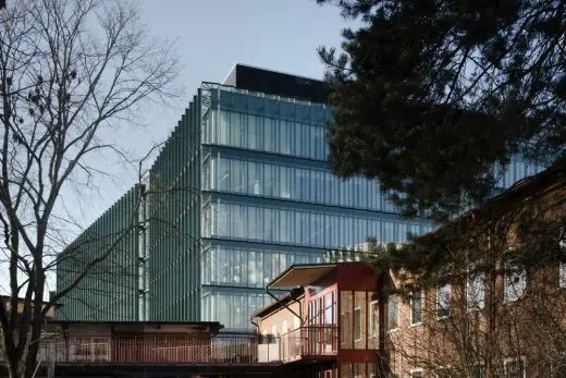 Biomedicum at the Karolinska Institute in Stockholm