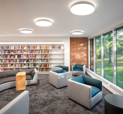 Bishops University Library in Sherbrooke Quebec