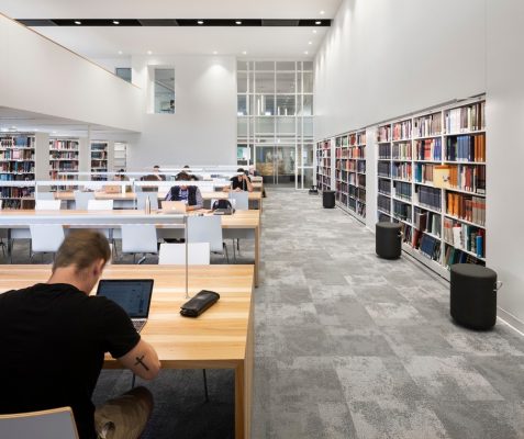 Bishops University Library in Sherbrooke Quebec