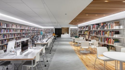 Bishops University Library in Sherbrooke Quebec