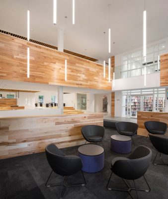 Bishops University Library in Sherbrooke Quebec