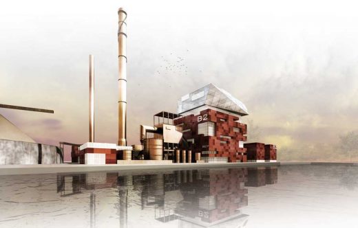 Grangemouth Energy Plant building design by Ryder Architecture