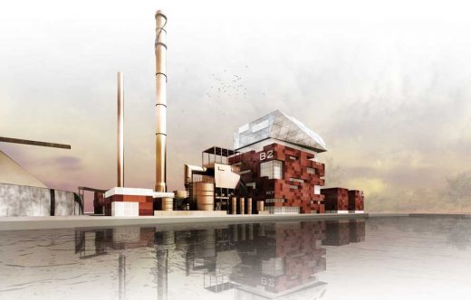 Grangemouth Energy Plant building design by Ryder Architecture