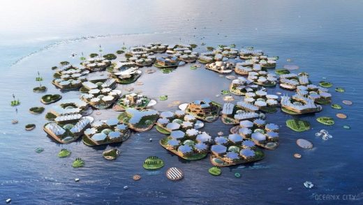 Oceanix City by BIG Architects, UN Sustainable Floating Cities