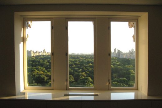 View Over Central Park Apartment in Manhattan