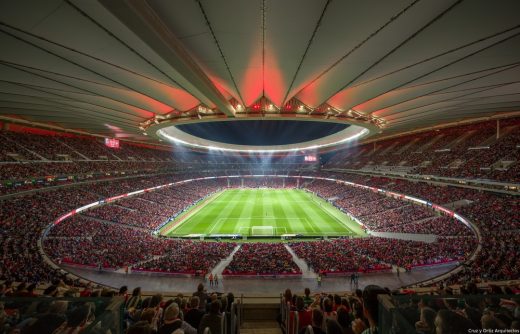 Wanda Metropolitano Stadium in Madrid