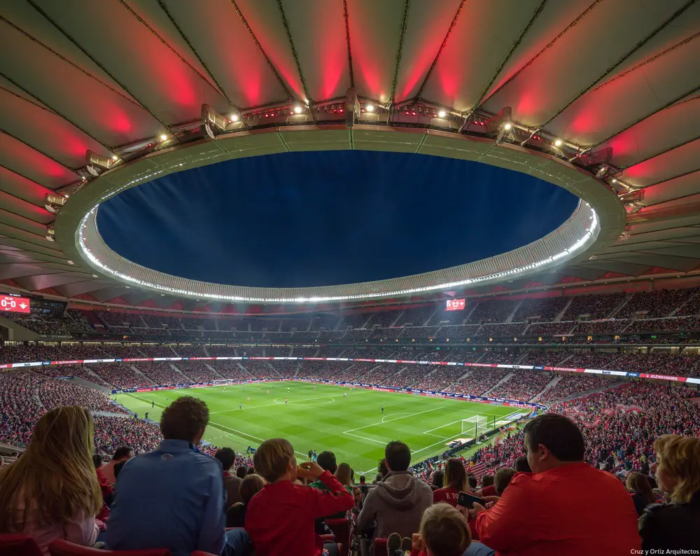 Wanda Metropolitano Stadium Madrid Venue E Architect