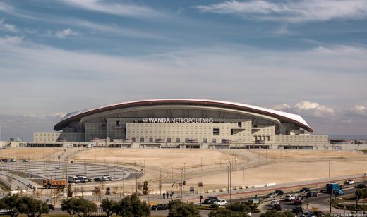 Wanda Metropolitano Stadium in Madrid