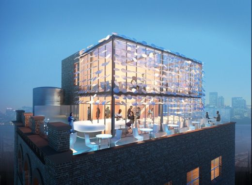 Disco Volante Roof Top Bar in Sydney design by Tony Owen Partners architects