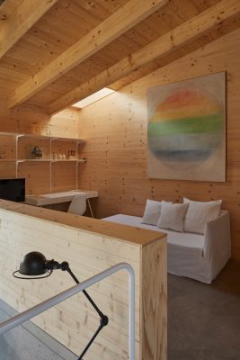House behind the wall in Liberec, Czech Republic