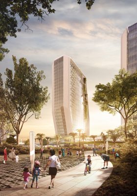 Karle Town Centre Bangalore Masterplan by UNStudio in India