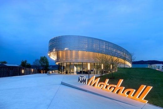 KTM Motohall in Mattighofen Austrian architecture news