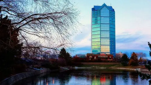 Oak Brook, Illinois, USA tower building