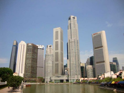 OCBC Center Singapore tower by I.M. Pei architect