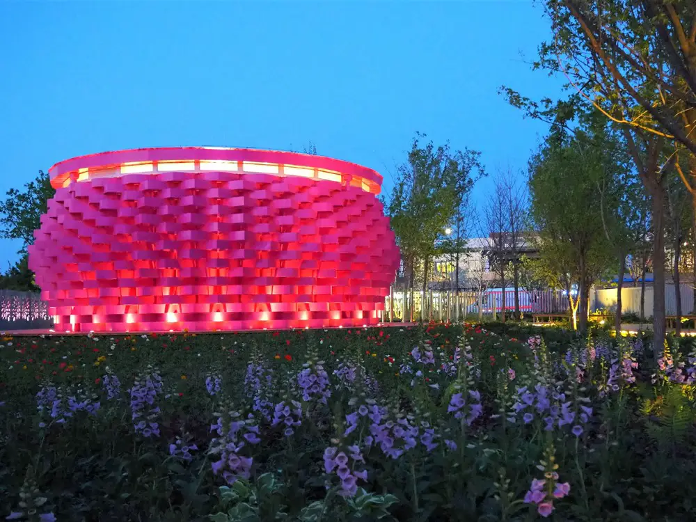 Rewilding Garden Beijing Expo 2019 building