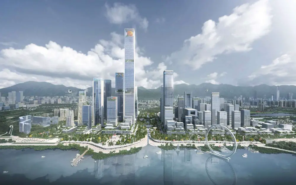 Shenzhen Bay Headquarters City in China